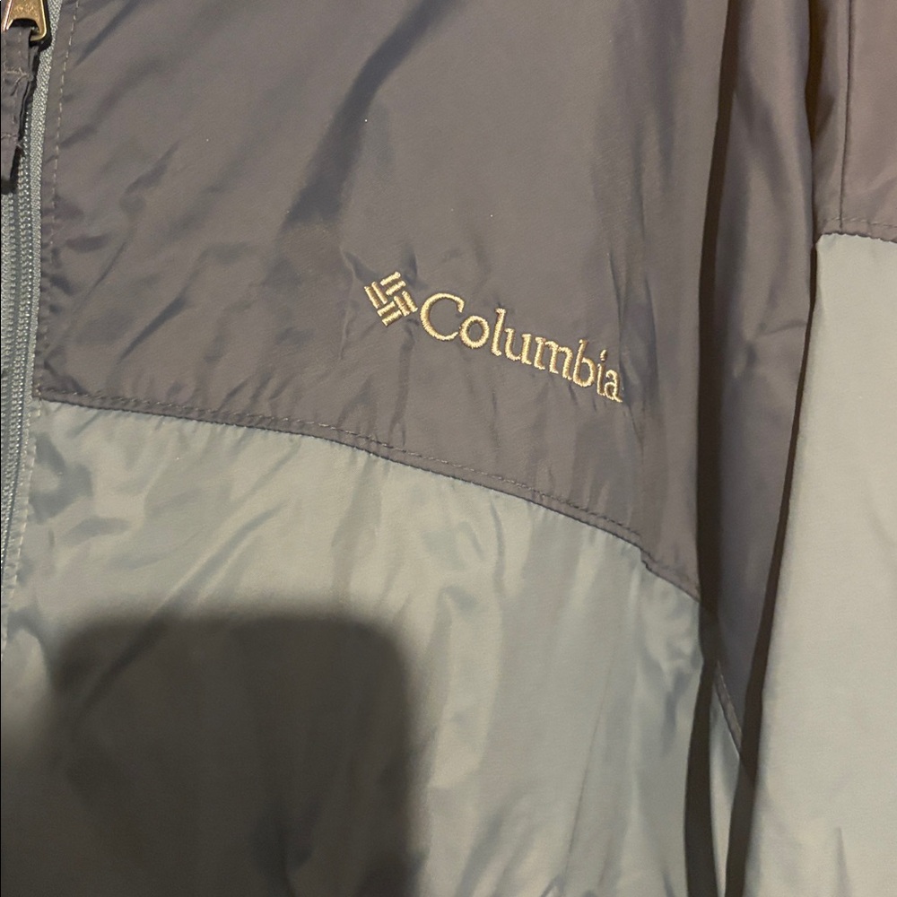 Columbia Two-Tone Blue Hooded Jacket - Picture 2 of 4